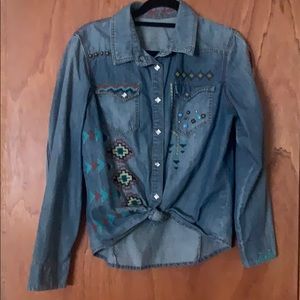 Double D Ranchwear Denim Shirt